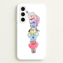 K-Pop Band BT21 Drawing  -  Phone Case for Galaxy A14