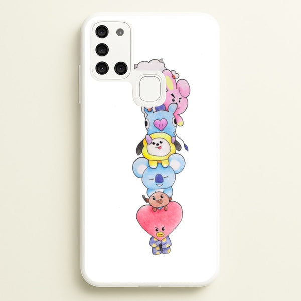 K-Pop Band BT21 Drawing  -  Phone Case for Galaxy A21s