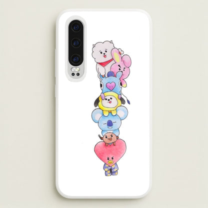 K-Pop Band BT21 Drawing  -  Phone Case for Huawei P30