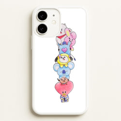 K-Pop Band BT21 Drawing  -  Phone Case for iPhone 11