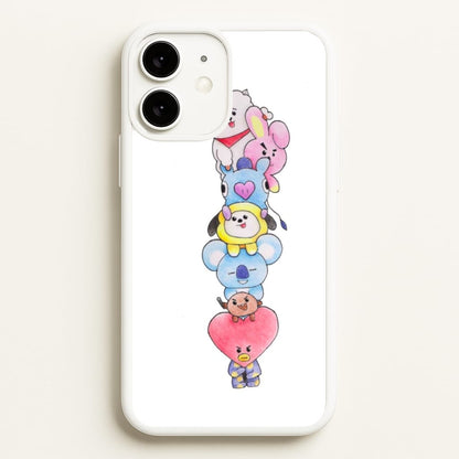 K-Pop Band BT21 Drawing  -  Phone Case for iPhone 11