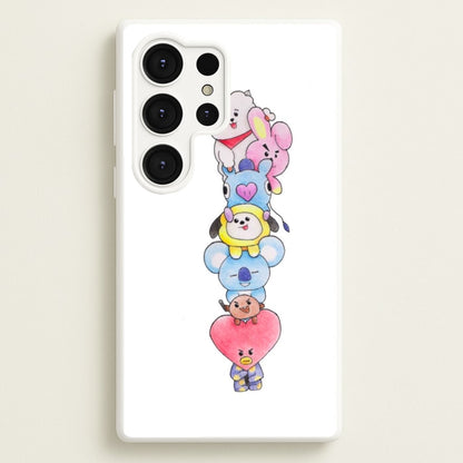 K-Pop Band BT21 Drawing  -  Phone Case for Galaxy S25 Ultra