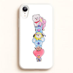 K-Pop Band BT21 Drawing  -  Phone Case for iPhone XR