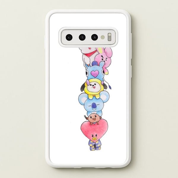 K-Pop Band BT21 Drawing  -  Phone Case for Galaxy S10