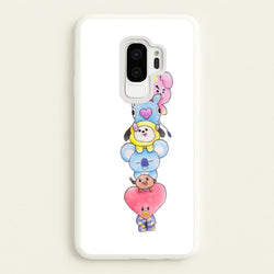 K-Pop Band BT21 Drawing  -  Phone Case for Galaxy S9 Plus