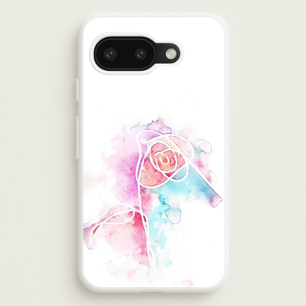 K-Pop Band Love Yourself Watercolour Painting  -  Phone Case for Google Pixel 9a