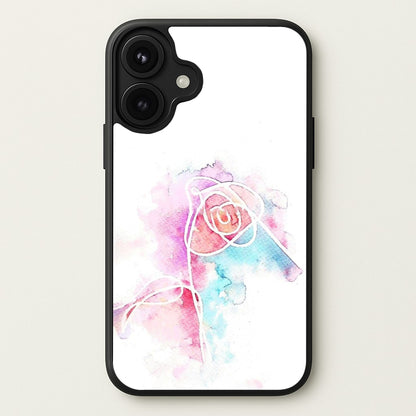 K-Pop Band Love Yourself Watercolour Painting Phone Case for iPhone 17