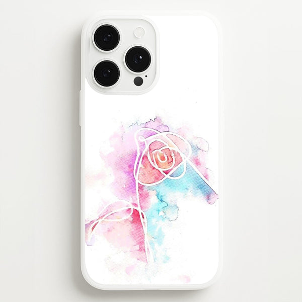 K-Pop Band Love Yourself Watercolour Painting  -  Phone Case for iPhone 13 Pro Max