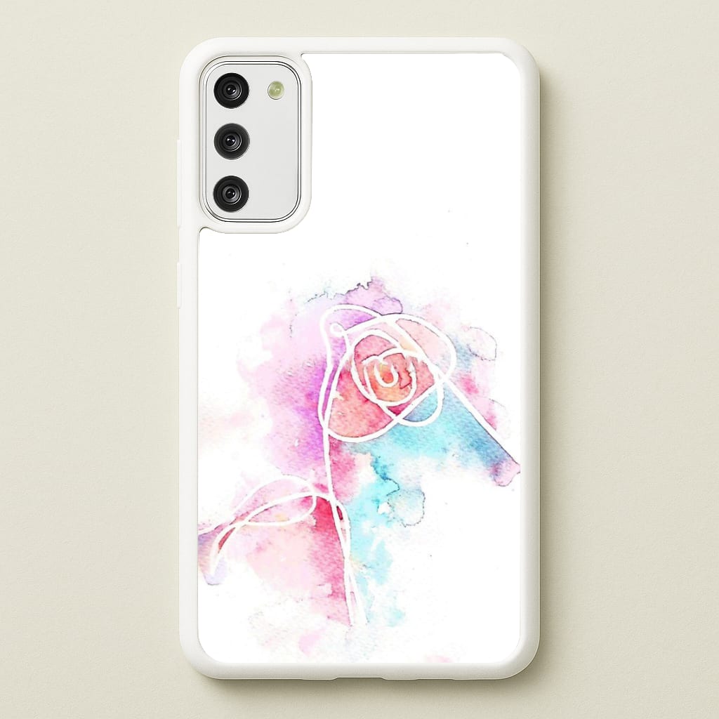 K-Pop Band Love Yourself Watercolour Painting  -  Phone Case for Galaxy S20FE