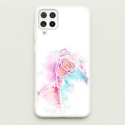 K-Pop Band Love Yourself Watercolour Painting  -  Phone Case for Galaxy A12