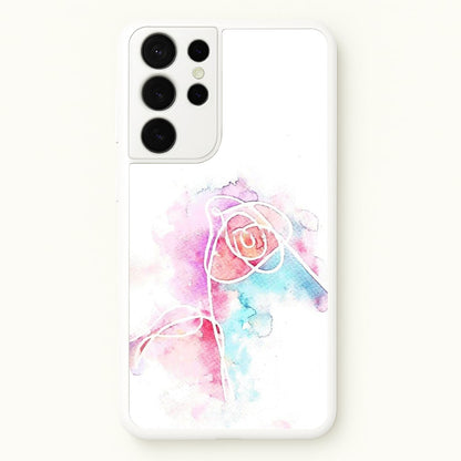 K-Pop Band Love Yourself Watercolour Painting  -  Phone Case for Galaxy S21 Ultra