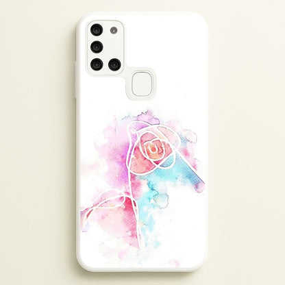 K-Pop Band Love Yourself Watercolour Painting  -  Phone Case for Galaxy A21s