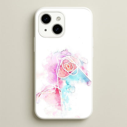 K-Pop Band Love Yourself Watercolour Painting  -  Phone Case for iPhone 15