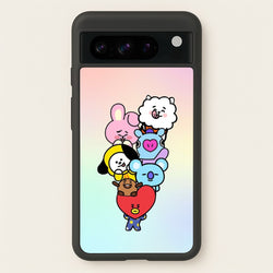Pastel BT21 - K Pop  -  Phone Case for Google Pixel 8 Pro