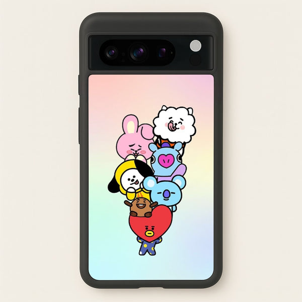 Pastel BT21 - K Pop  -  Phone Case for Google Pixel 8 Pro