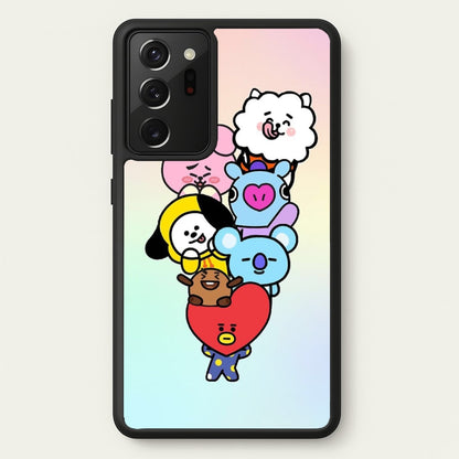 Pastel BT21 - K Pop  -  Phone Case for Galaxy Note 20 Ultra