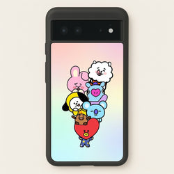 Pastel BT21 - K Pop  -  Phone Case for Google Pixel 6