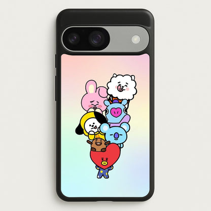 Pastel BT21 - K Pop  -  Phone Case for Google Pixel 9 / 9 Pro
