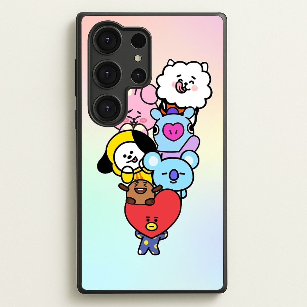 Pastel BT21 - K Pop  -  Phone Case for Galaxy S25 Ultra