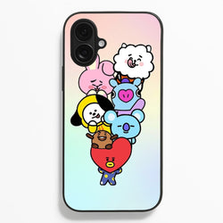 Pastel BT21 - K Pop  -  Phone Case for iPhone 16 Plus