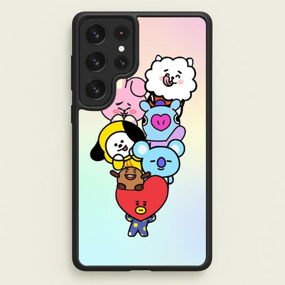 Pastel BT21 - K Pop  -  Phone Case for Galaxy S23 Ultra