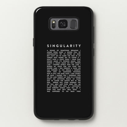 Singularity Lyrics - K Pop  -  Phone Case for Galaxy S8 Plus