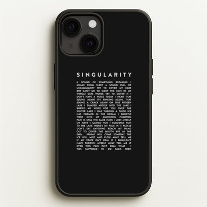 Singularity Lyrics - K Pop  -  Phone Case for iPhone 13 Mini