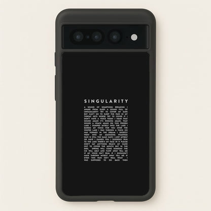 Singularity Lyrics - K Pop  -  Phone Case for Google Pixel 7 Pro