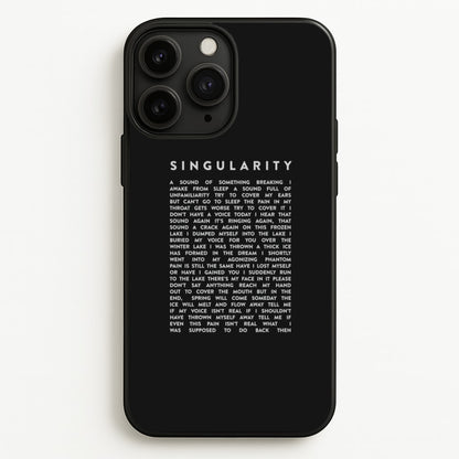 Singularity Lyrics - K Pop  -  Phone Case for iPhone 11 Pro