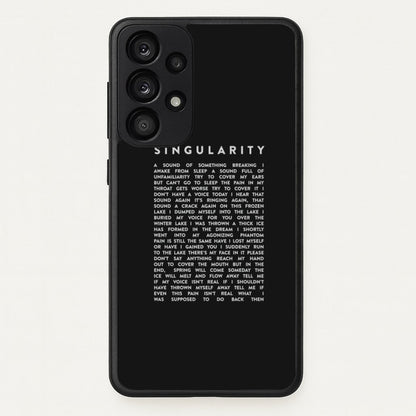 Singularity Lyrics - K Pop  -  Phone Case for Galaxy A53