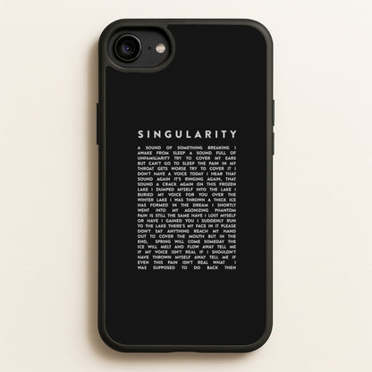 Singularity Lyrics - K Pop  -  Phone Case for iPhone 6 / 7 / 8 / SE