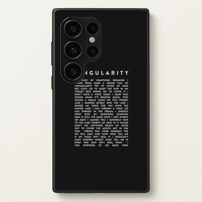 Singularity Lyrics - K Pop  -  Phone Case for Galaxy S24 Ultra