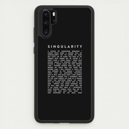 Singularity Lyrics - K Pop  -  Phone Case for Huawei P30 Pro