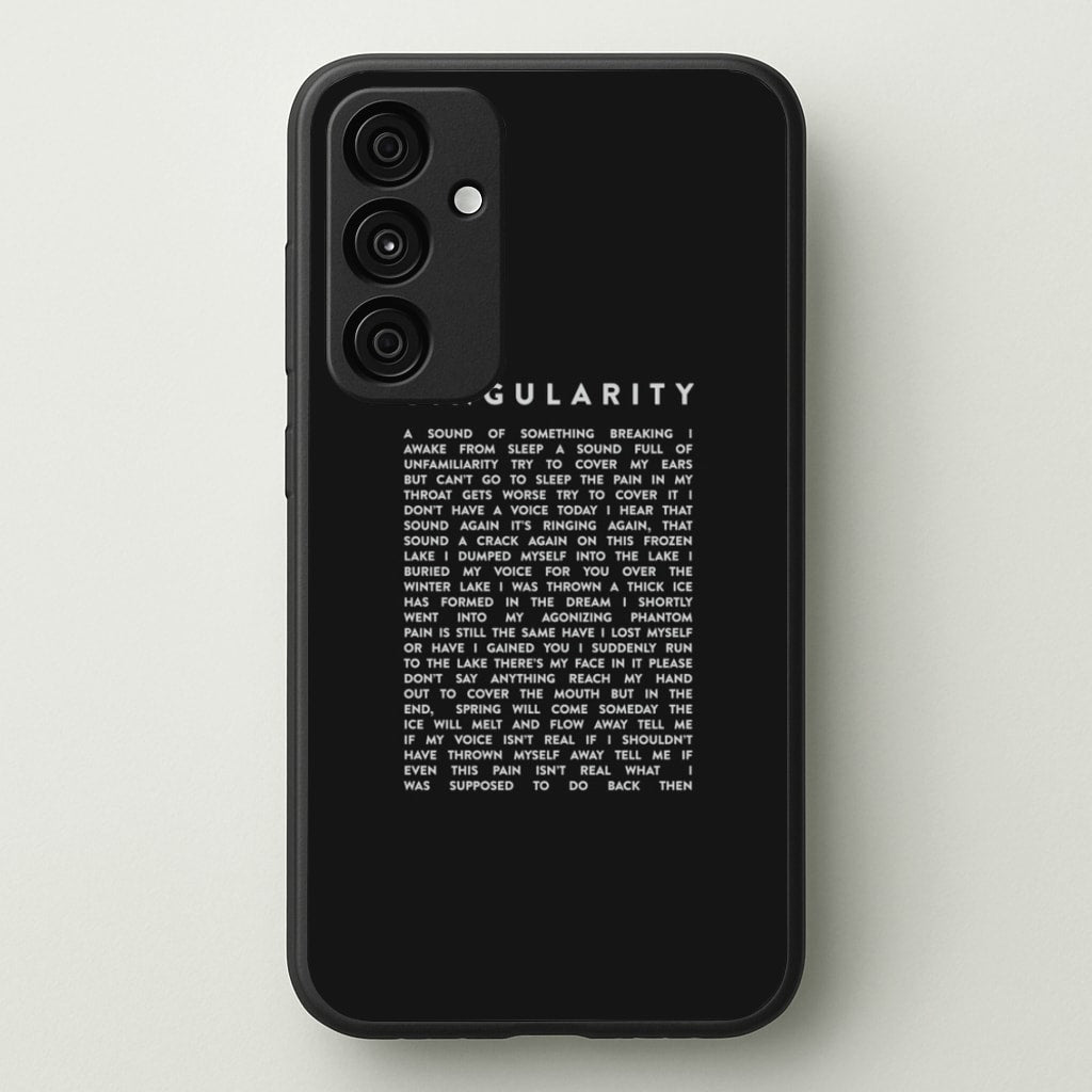 Singularity Lyrics - K Pop  -  Phone Case for Galaxy A55