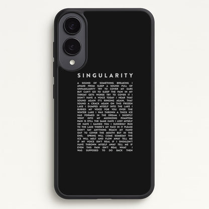 Singularity Lyrics - K Pop  -  Phone Case for Galaxy S25 Edge