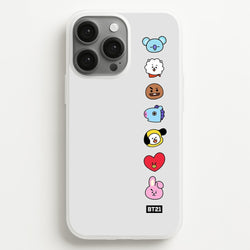 BT21 Vertical Faces - K Pop  -  Phone Case for iPhone 13 Pro Max