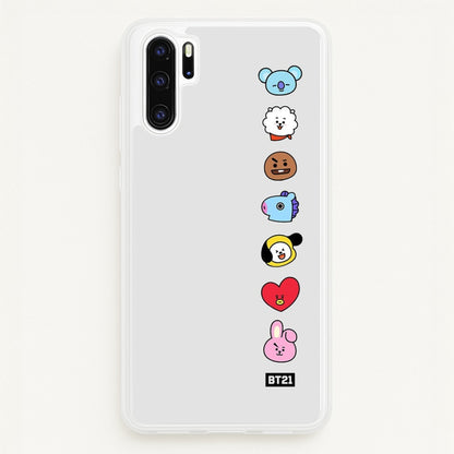 BT21 Vertical Faces - K Pop  -  Phone Case for Huawei P30 Pro