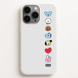 BT21 Vertical Faces - K Pop  -  Phone Case for iPhone 12 Pro Max