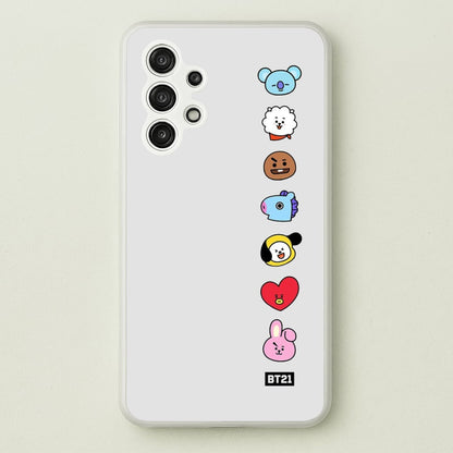 BT21 Vertical Faces - K Pop  -  Phone Case for Galaxy A13