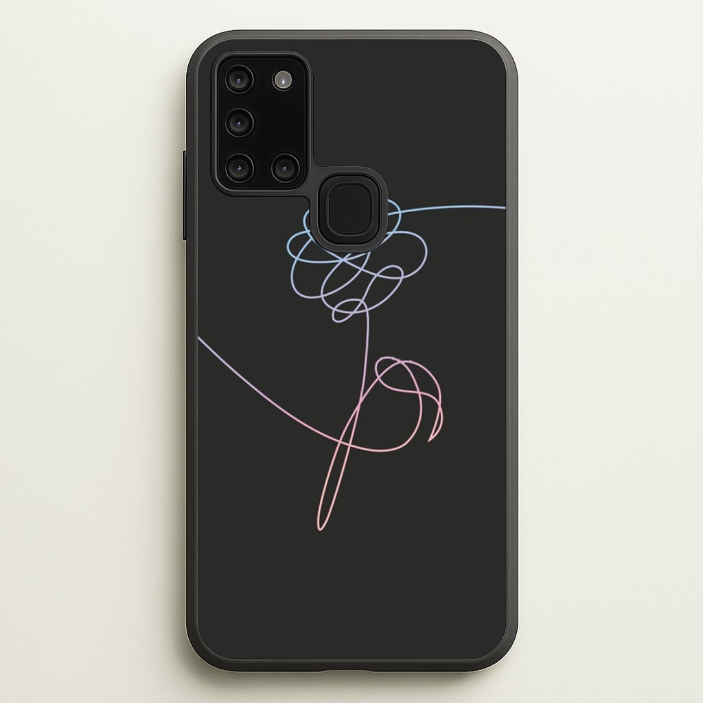 Love Yourself Flower - K Pop  -  Phone Case for Galaxy A21s