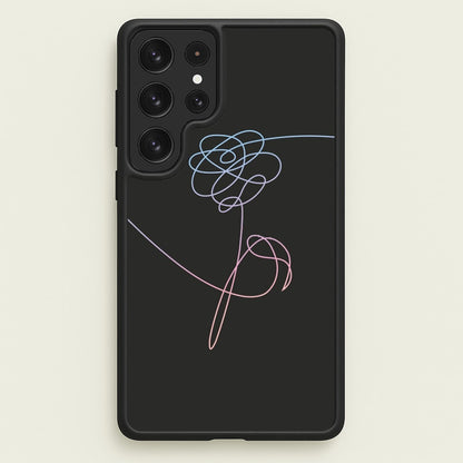 Love Yourself Flower - K Pop  -  Phone Case for Galaxy S22 Ultra