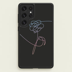 Love Yourself Flower - K Pop  -  Phone Case for Galaxy S23 Ultra