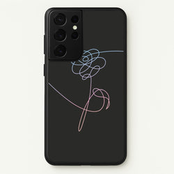 Love Yourself Flower - K Pop  -  Phone Case for Galaxy S21 Ultra