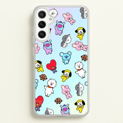 BT21 Collage - K Pop  -  Phone Case for Galaxy A36
