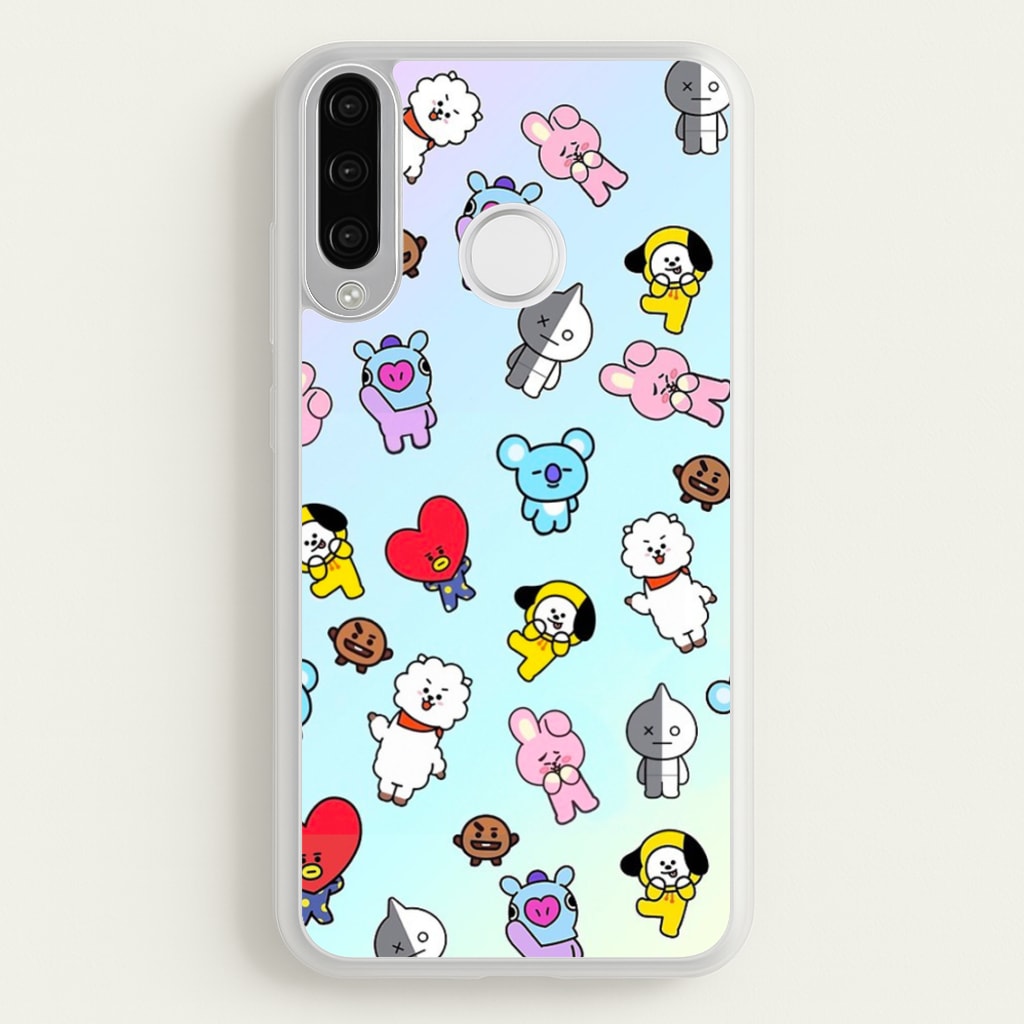 BT21 Collage - K Pop  -  Phone Case for Huawei P30 Lite