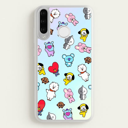 BT21 Collage - K Pop  -  Phone Case for Huawei P30 Lite