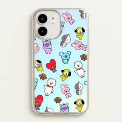 BT21 Collage - K Pop  -  Phone Case for iPhone 12 Mini