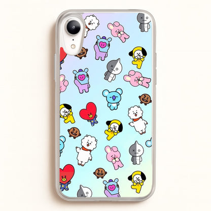 BT21 Collage - K Pop  -  Phone Case for iPhone XR