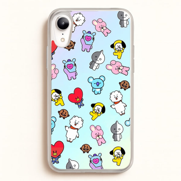 BT21 Collage - K Pop  -  Phone Case for iPhone XR