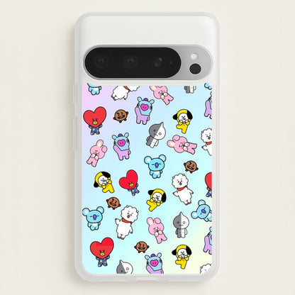 BT21 Collage - K Pop  -  Phone Case for Google Pixel 9 Pro XL